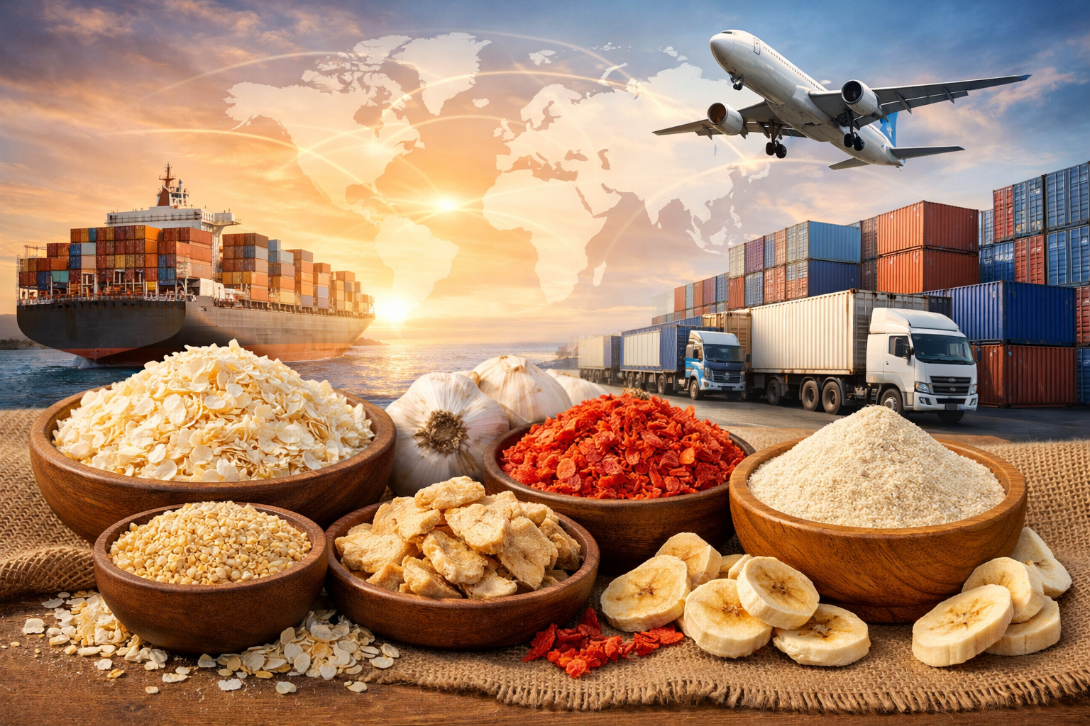 Premium jaggery, turmeric, dehydrated powders and spices from India for export